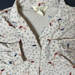 Vintage Sears Perma‎ Prest The Shirt Button Up Women's 16 Fairycore Grandamacore